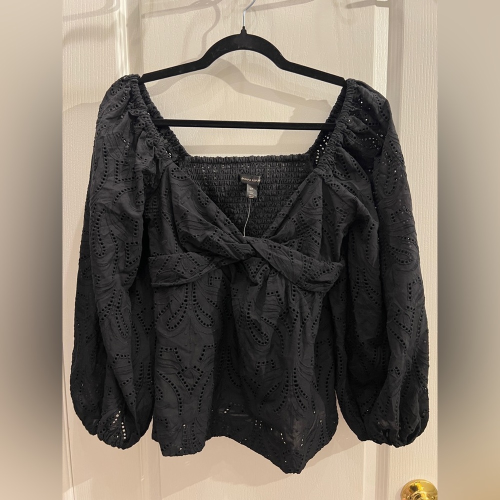 Banana republic lace blouse